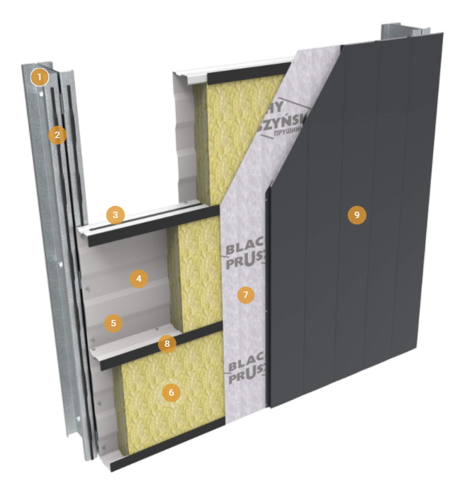 Облицювання седнвіч-панелі касетонами