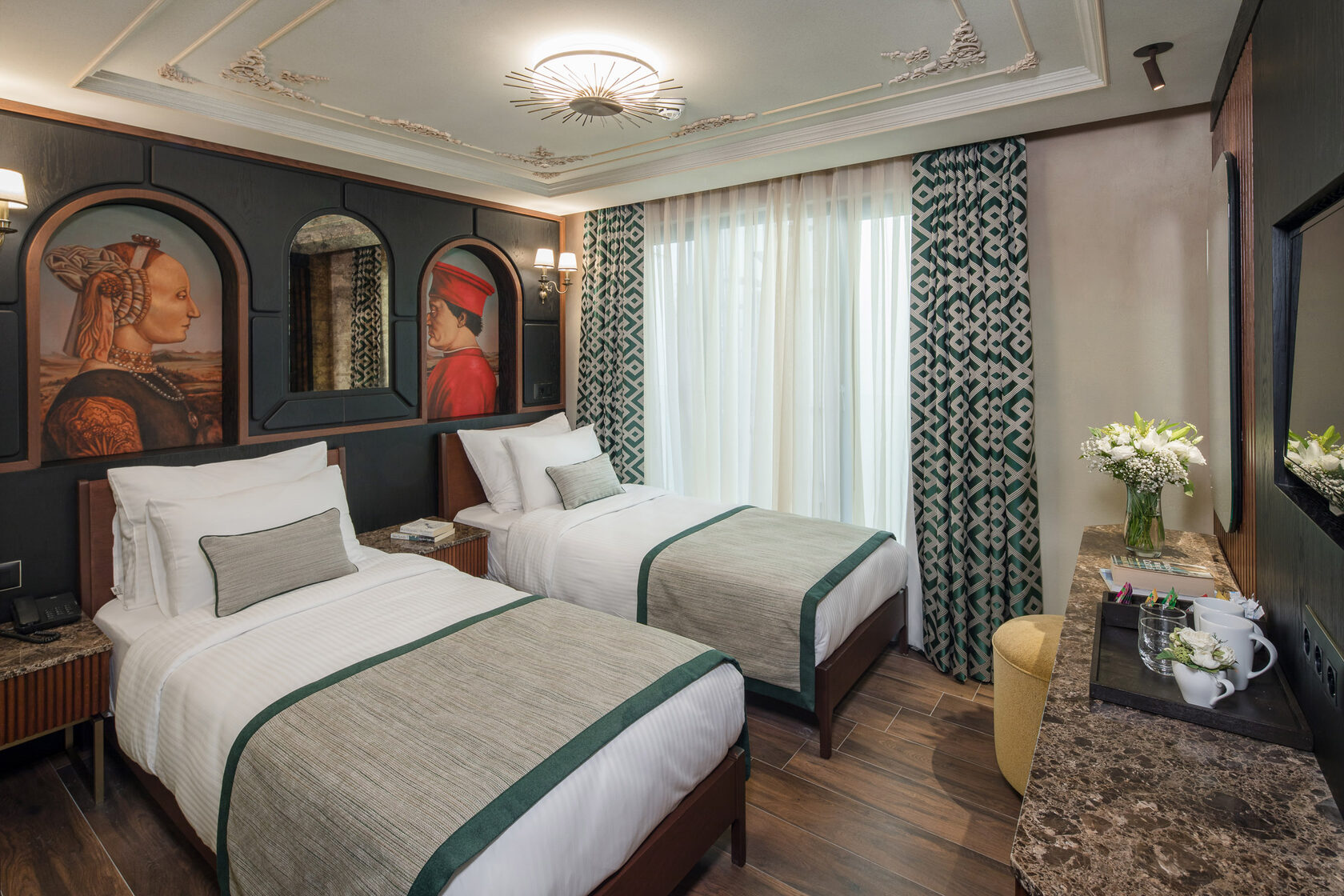 Интерьерная съёмка номера отеля TRIA Hotel  в Стамбуле
