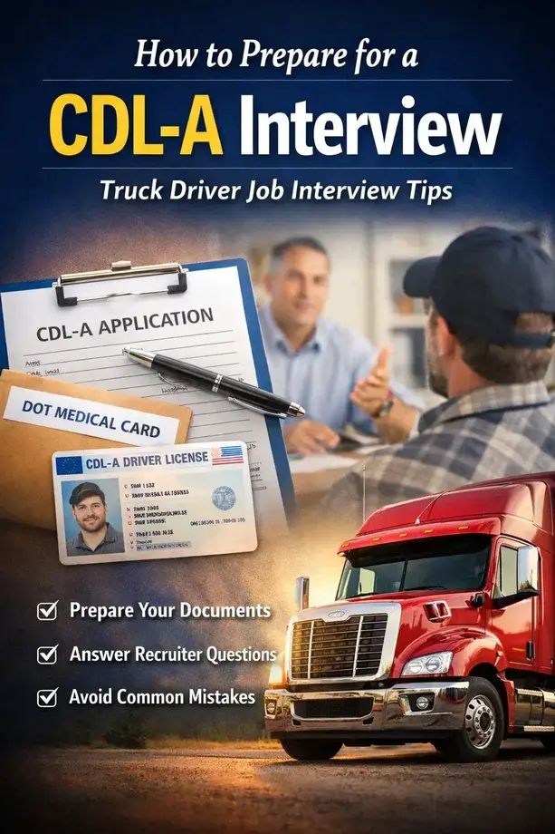 CDL-A truck driver interview preparation