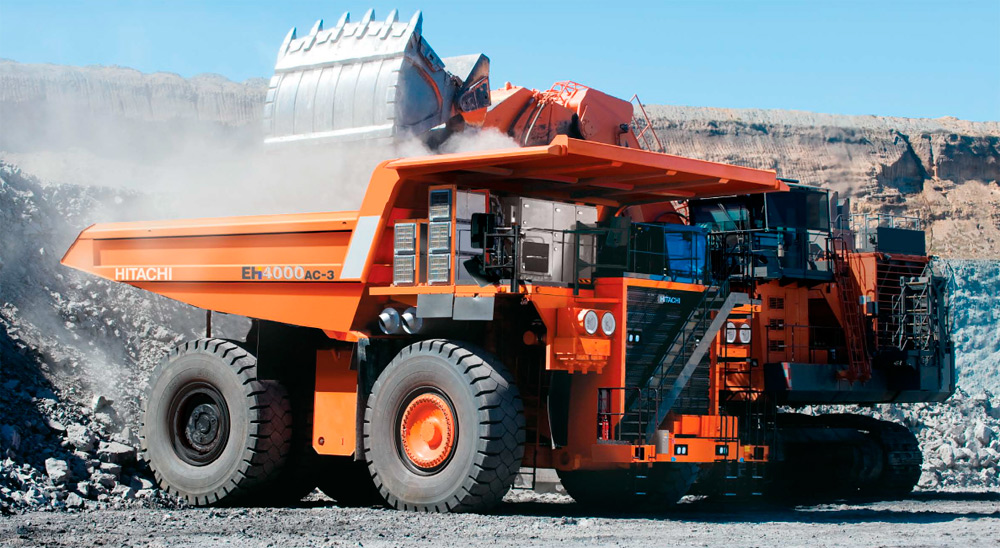 Hitachi rigid mining dump truck — Hitachi haul truck spare parts sourced by IWH from Turkey