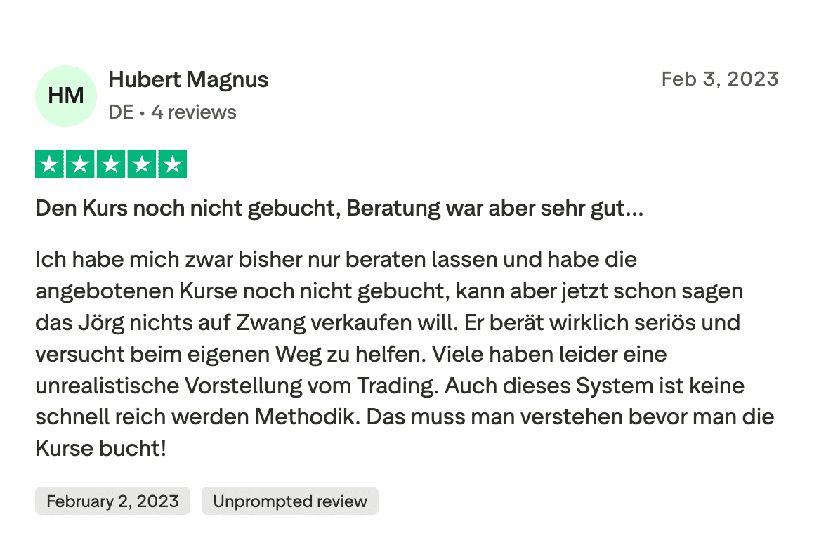 Teilnehmer-Bewertung