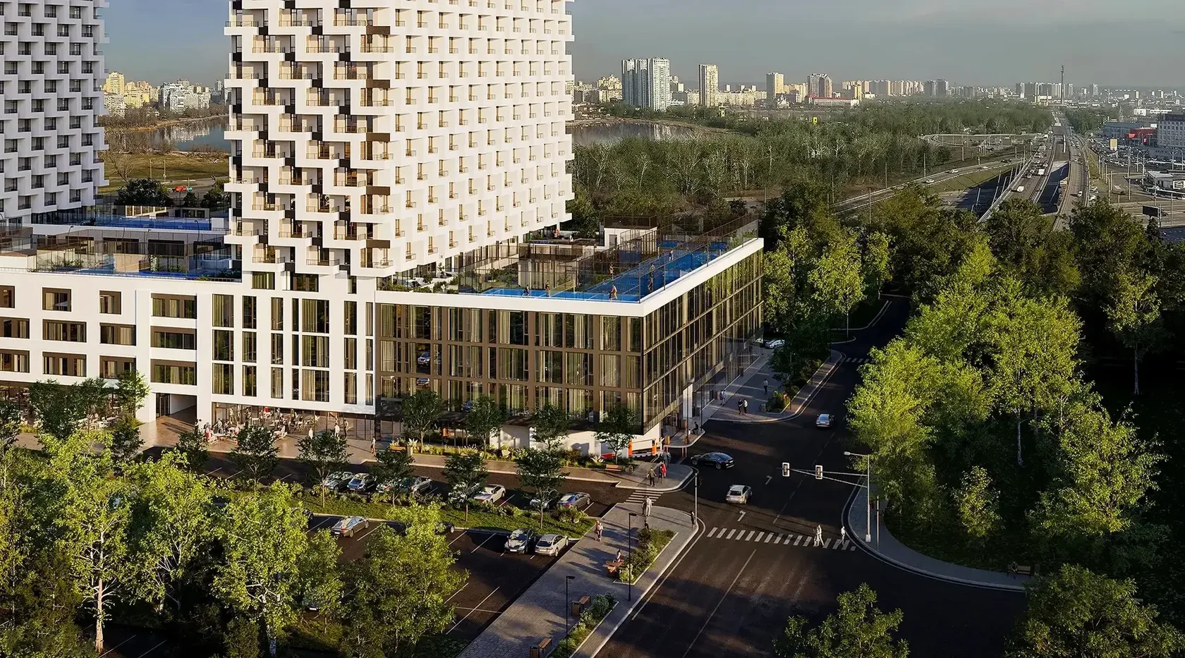 Circle Hotel & Apartments Київ — архітектура апарт-готелю