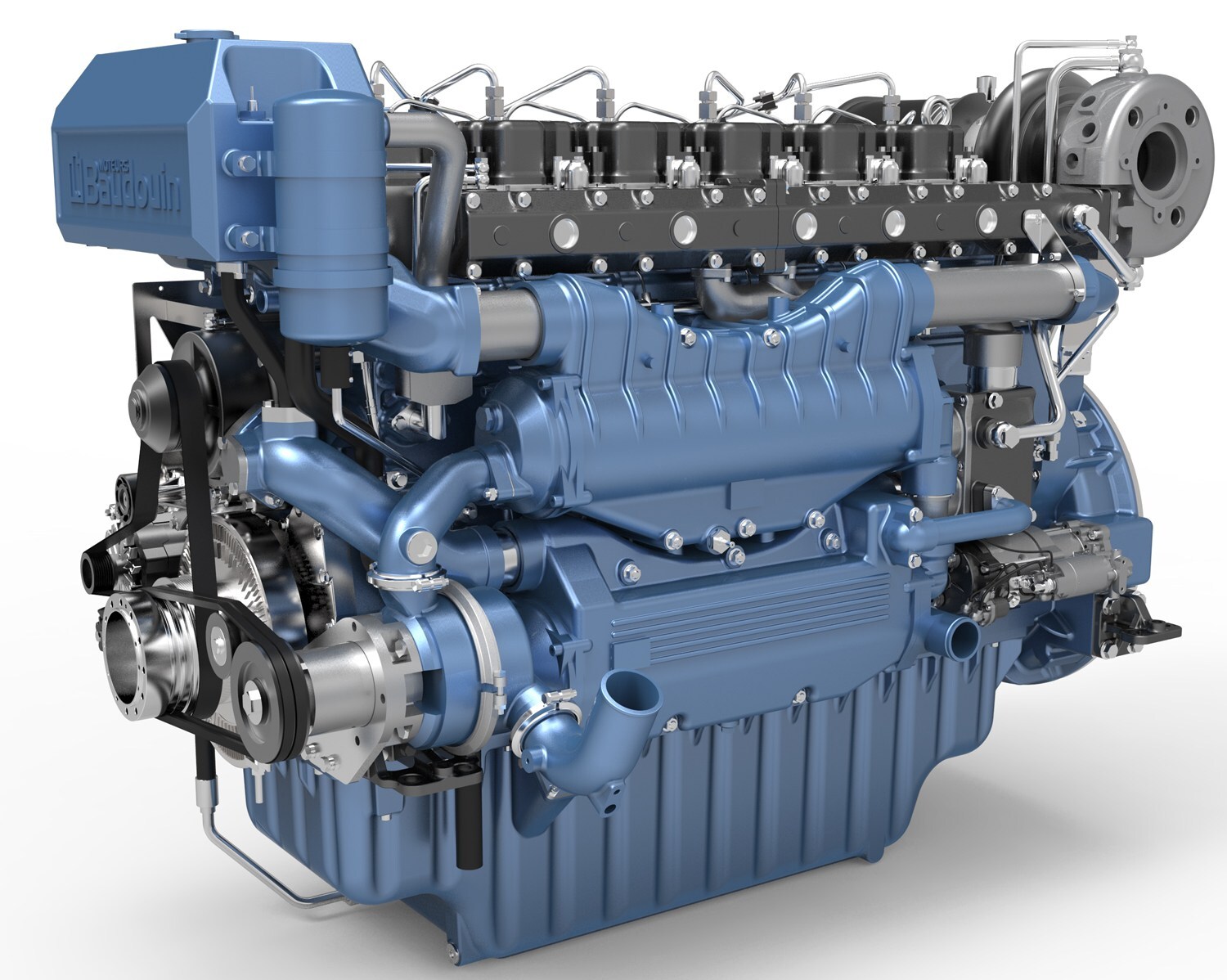 Baudouin 6M33 marine diesel engine — Baudouin spare parts sourced by IWH from Turkey