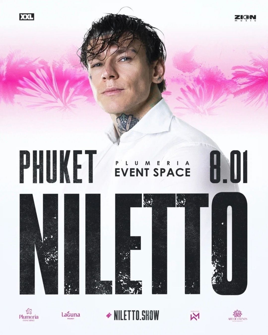 Niletto — DJ сет и шоу на Пхукете, 8 января 2026