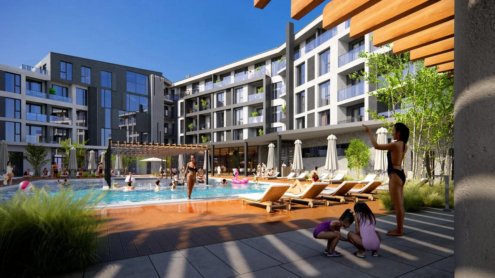 Apartel Kosyno — територія та архітектура курорту