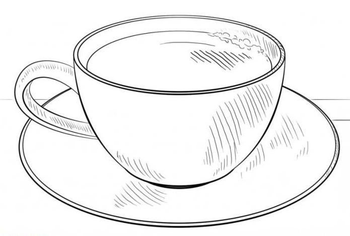 Как легко нарисовать разные предметы для чаепития. Поэтапные уроки рисования для детей