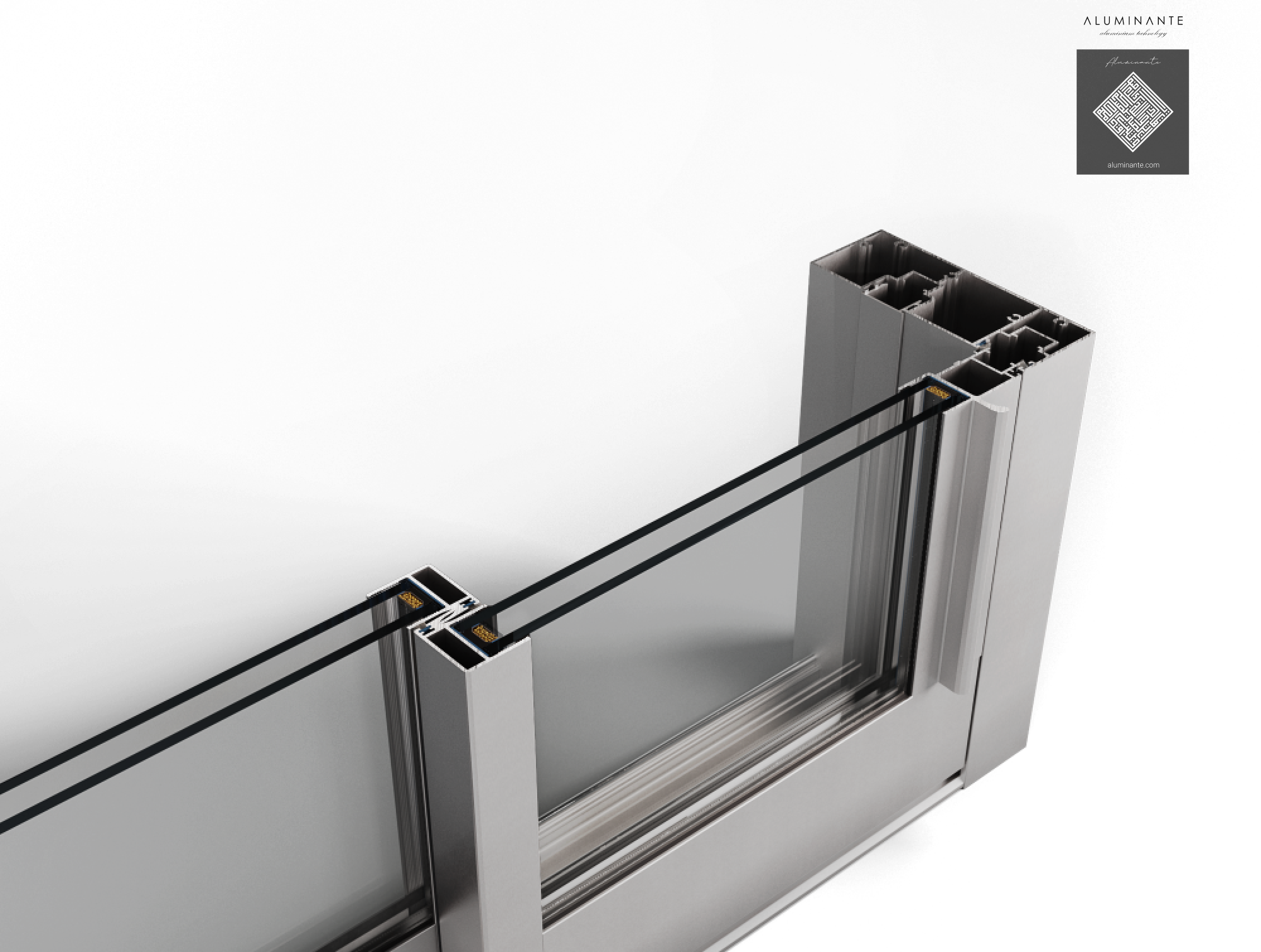 остекление алюминиевым профилем