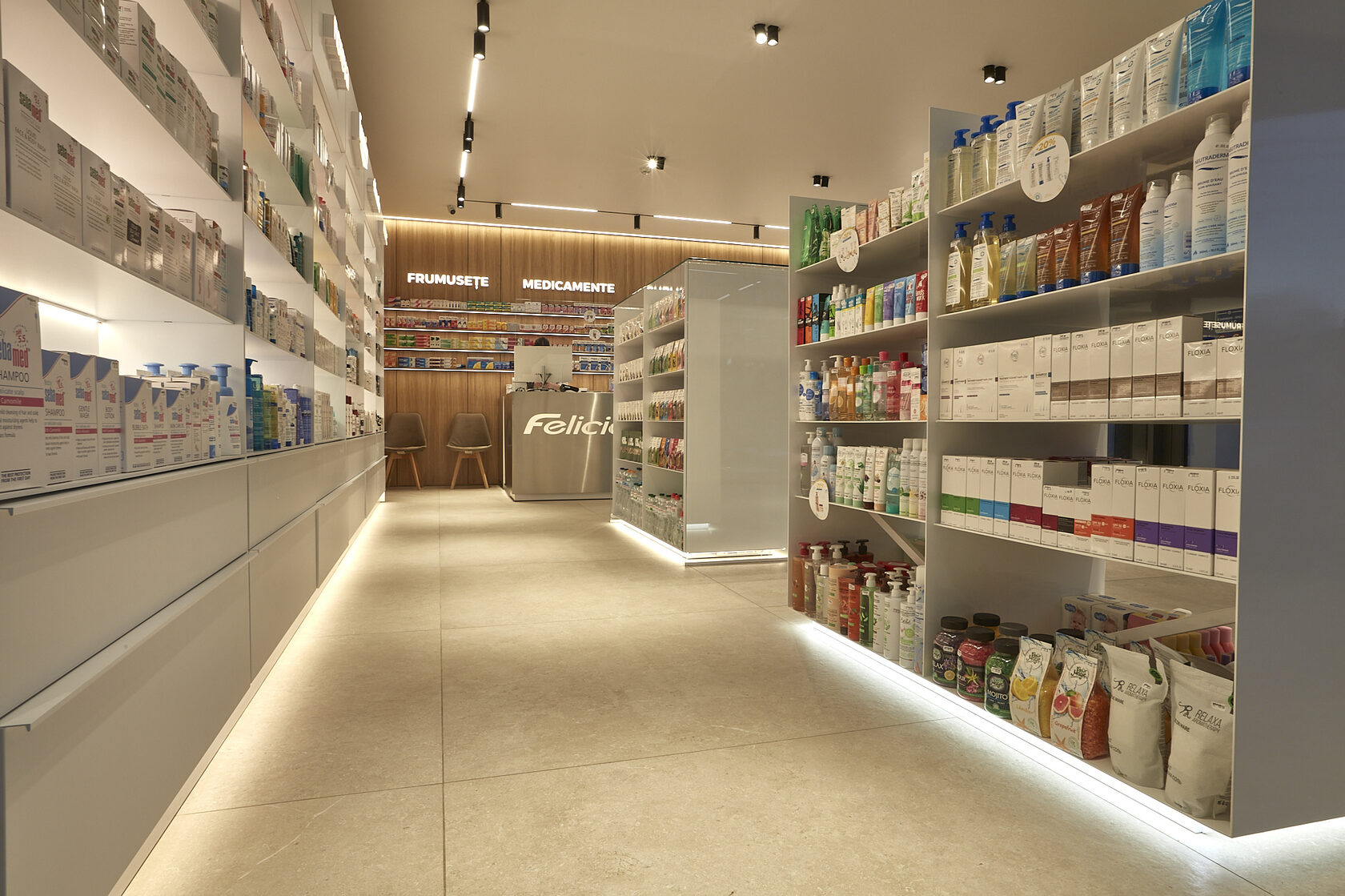 Pharmacy interior