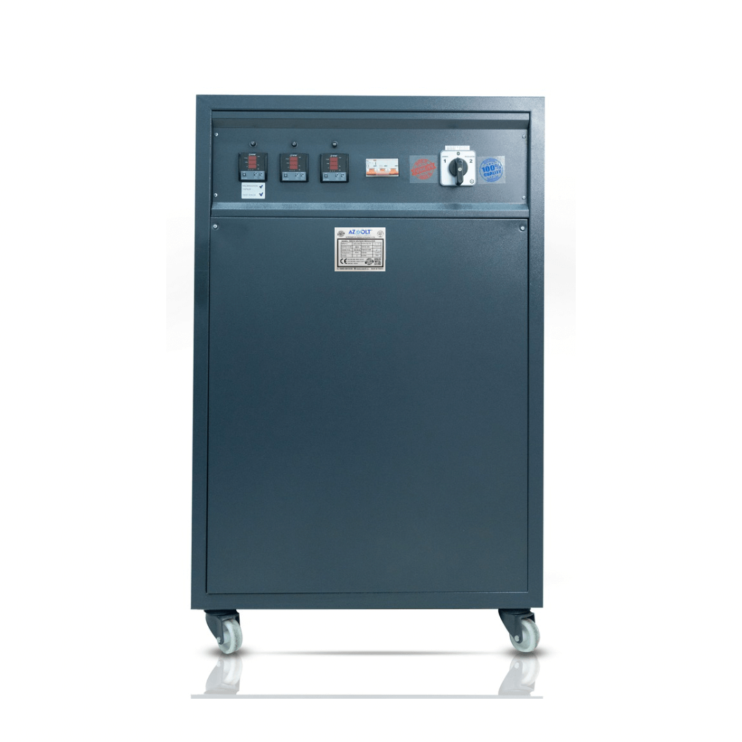 Uch fazali kuchlanish stabilizatori 100 kW 235/450V - 380V AZAVOLT