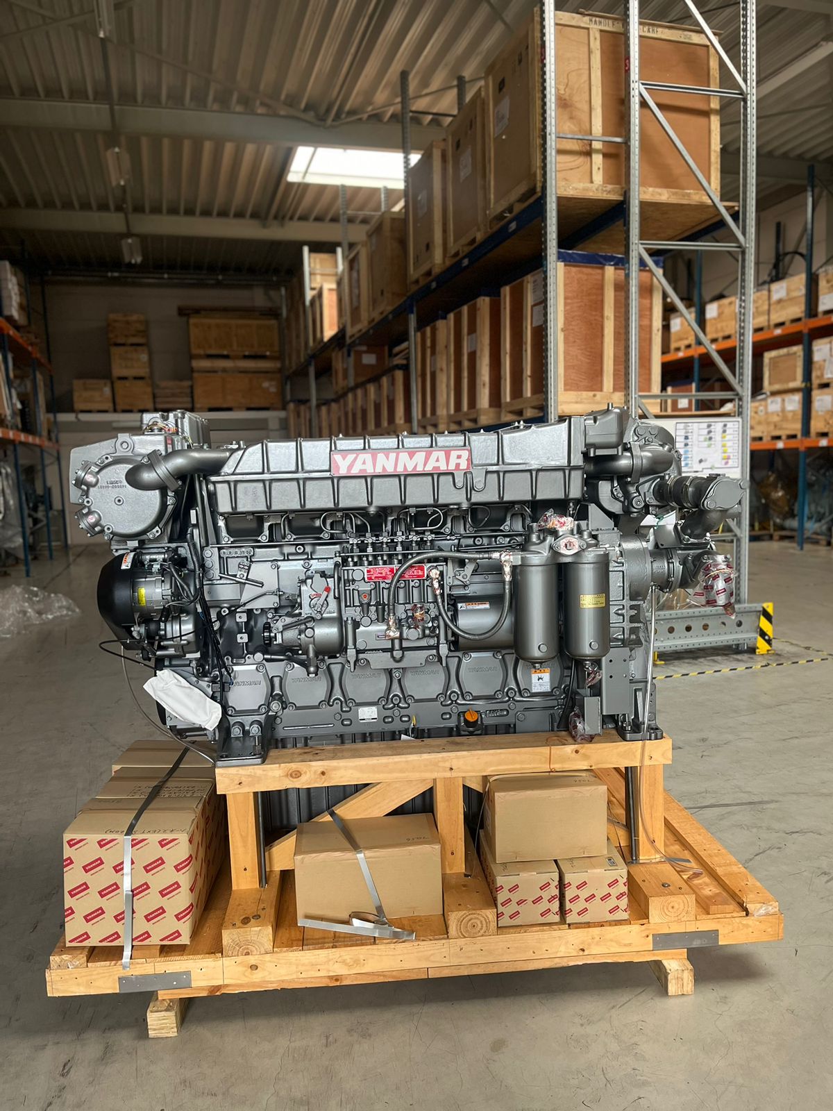 Yanmar 6AYM inline-6 marine diesel engine — Yanmar 6AYM spare parts sourced by IWH from Turkey