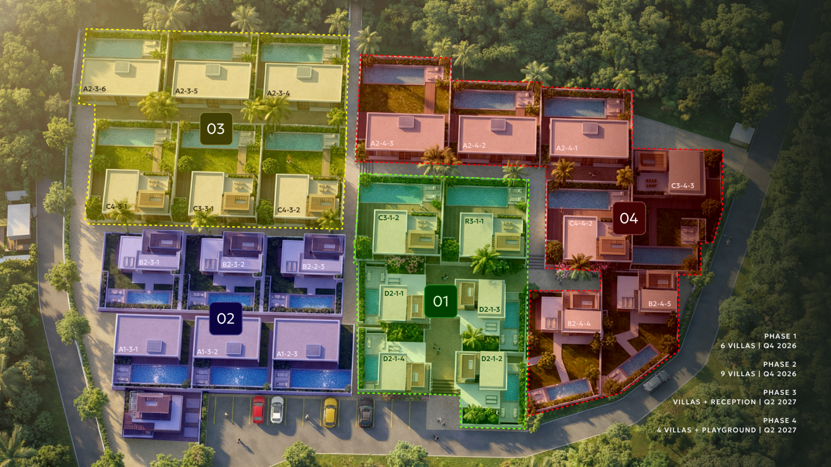 OctaSun Residence master plan