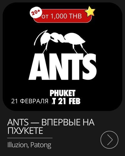 Афиша мероприятия в январе на Пхукете