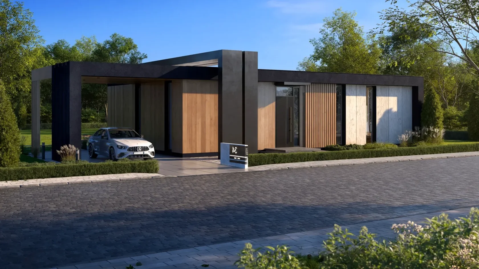 Equides Villas Лесники — фасады и территория проекта