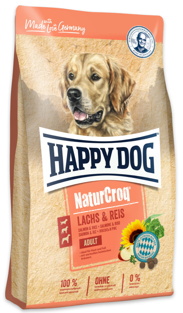 Happy Dog NaturCroq Lachs&Reis