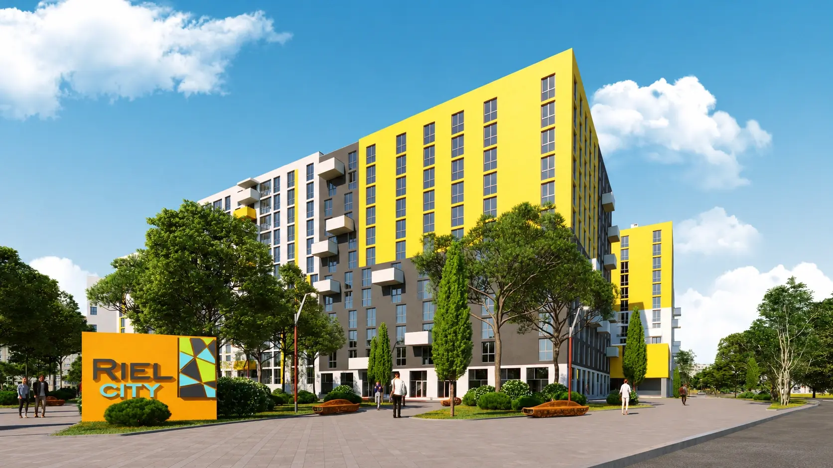 ЖК Riel City от корпорации РИЕЛ во Львове — квартал комфорт-класса на Левандовке