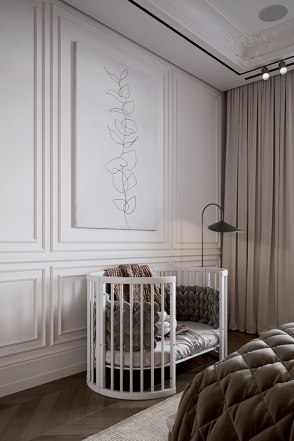 This compact 80 m² apartment is located in a building on the waterfront in the historic center of Moscow