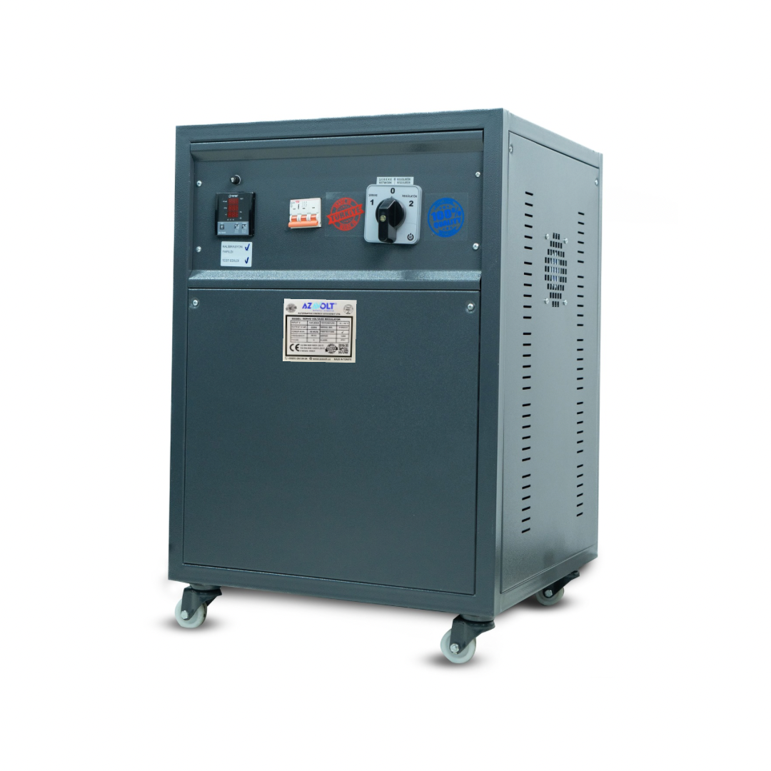 Bir fazali kuchlanish stabilizatori 40 kW 140/250V - 220V AZAVOLT