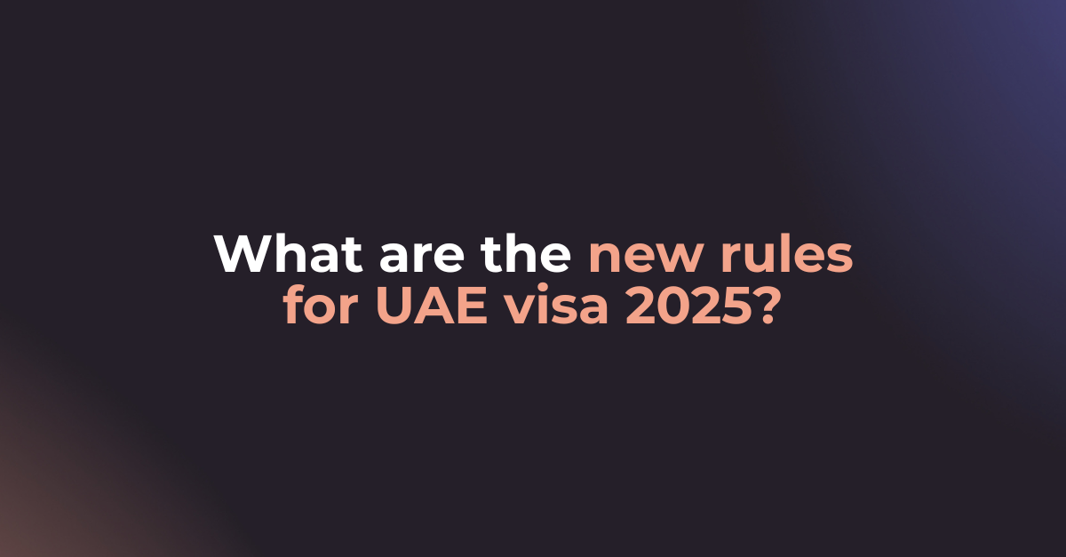 New Visa Rules in the UAE for 2026 - movingo