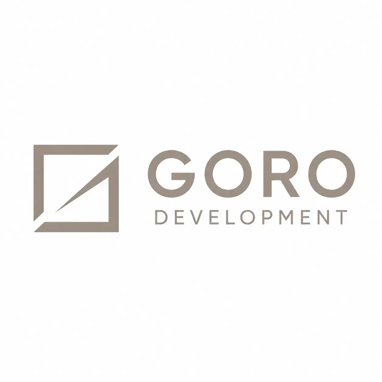 Логотип компанії GORO Development — забудовник ONDE Hotel у Карпатах