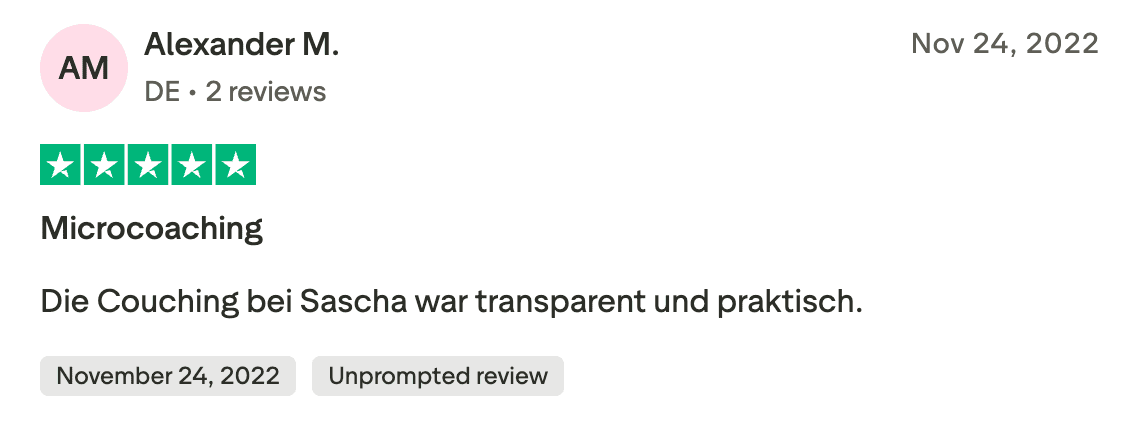 Teilnehmer-Bewertung