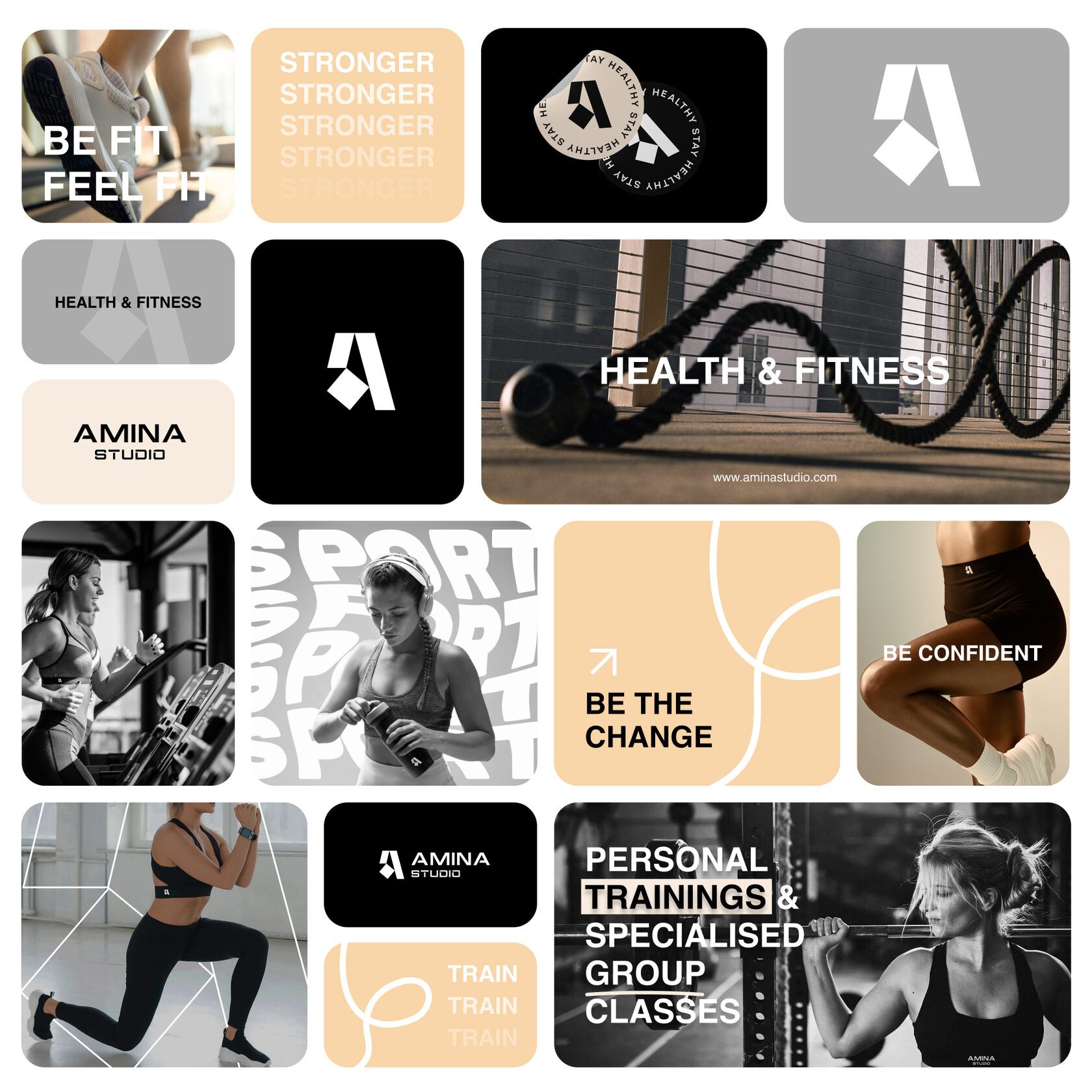 Downdog-premium yoga club in Delhi branding designed by Yugen Branding