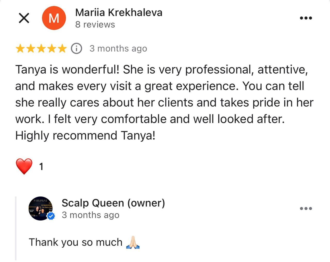 Client review 1
