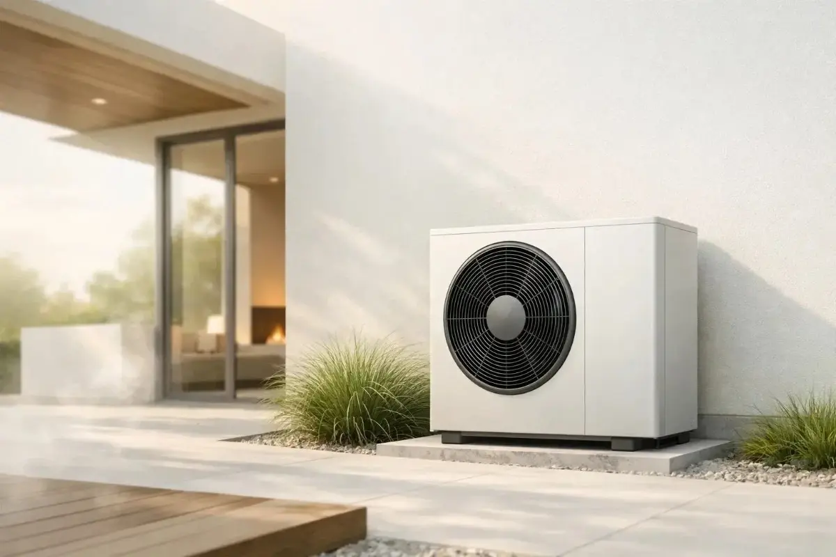 Современная система теплового насоса для дома