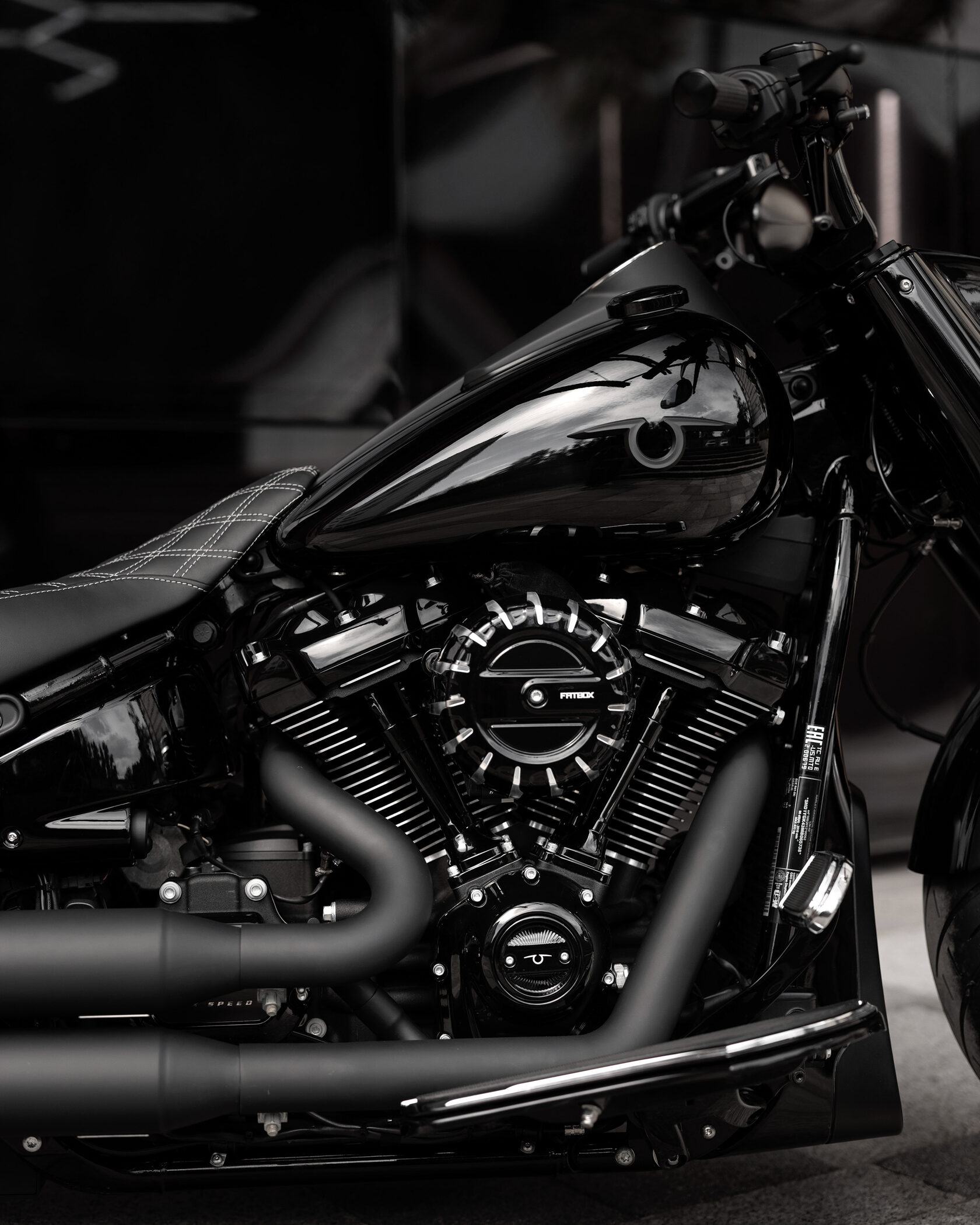 FATBOX by BOX39 — Custom Wide-Tire Motorcycle from Dubai