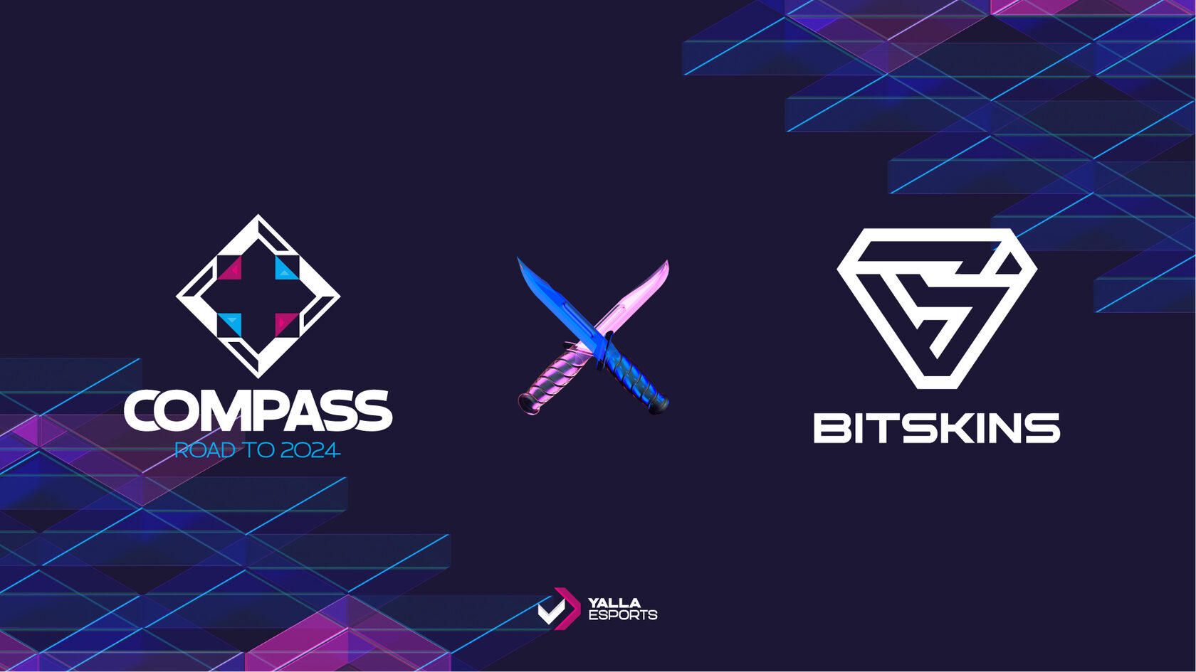 YaLLa Esports' announced Bitskins as a new partner for “Compass"