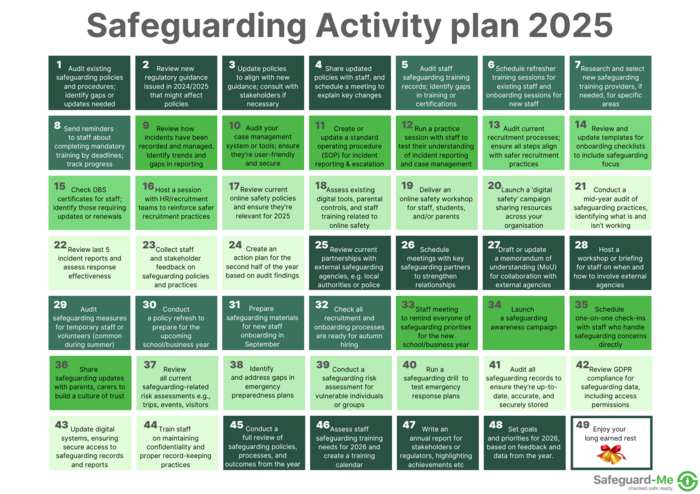 2025 Activity Planner