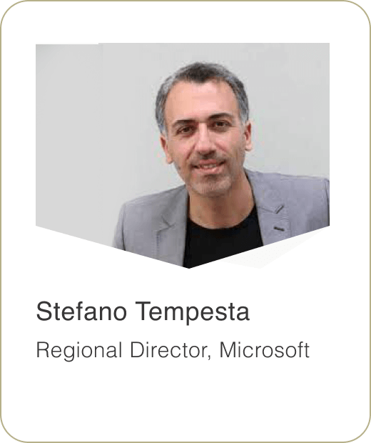 Stefano Tempesta Regional Director, Microsoft