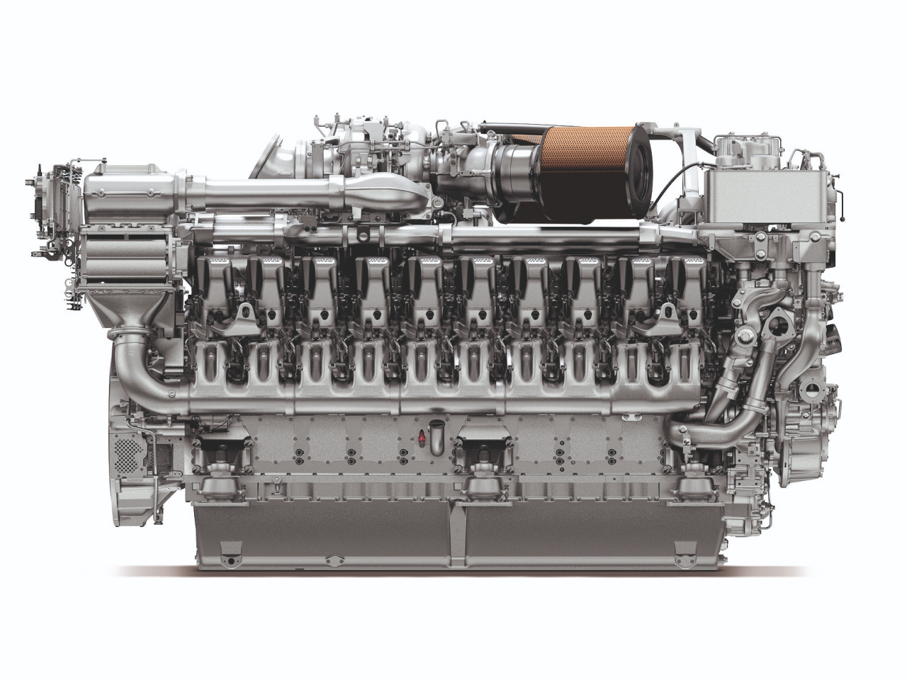 MTU Series 2000 high-speed marine diesel engine — MTU 2000 spare parts sourced by IWH from Turkey