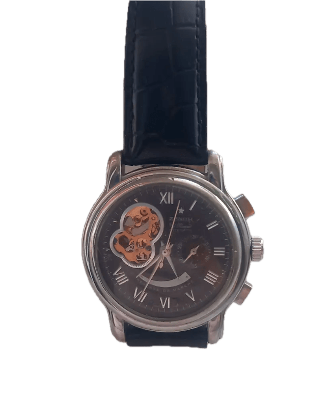 Zenith Kopie Vorderseite – gefälschte Schweizer Uhr erkennen