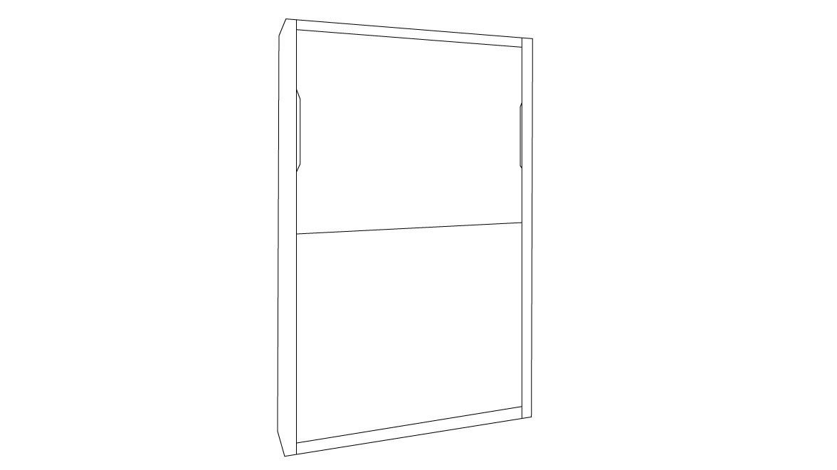 Односпальный откидной шкаф-кровать