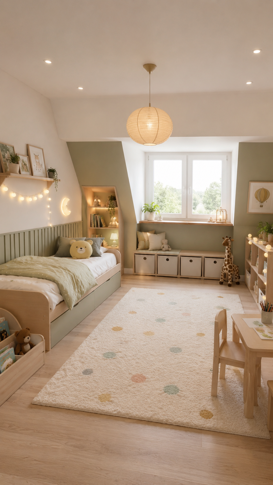 AI-Visualisierung Kinderzimmer nach Umgestaltung