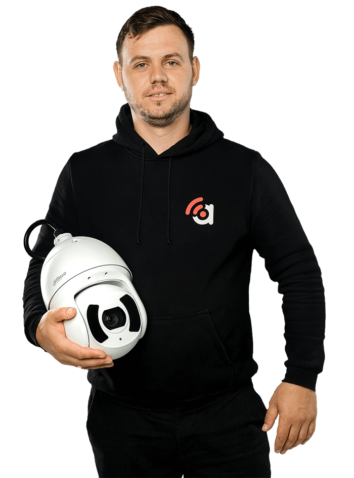 установка видеонаблюдения