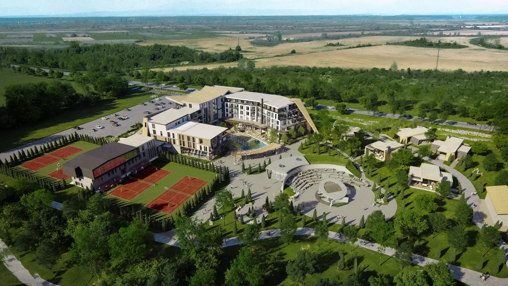 Apartel Kosyno Family Resort — територія курорту