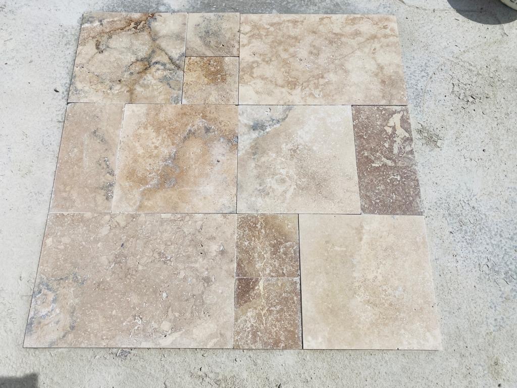 Travertin fațadă casă din piatră naturală exterior Moldova