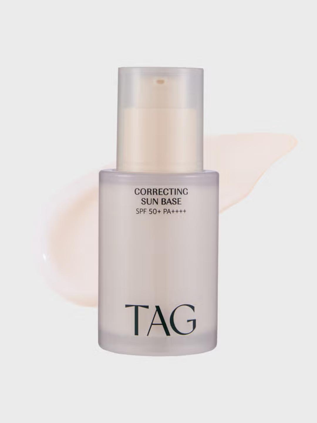 Осветляющая база под макияж TAG (01 Gleam Ivory) с SPF: корейская косметика для естественного выравнивания тона и здорового сияния.