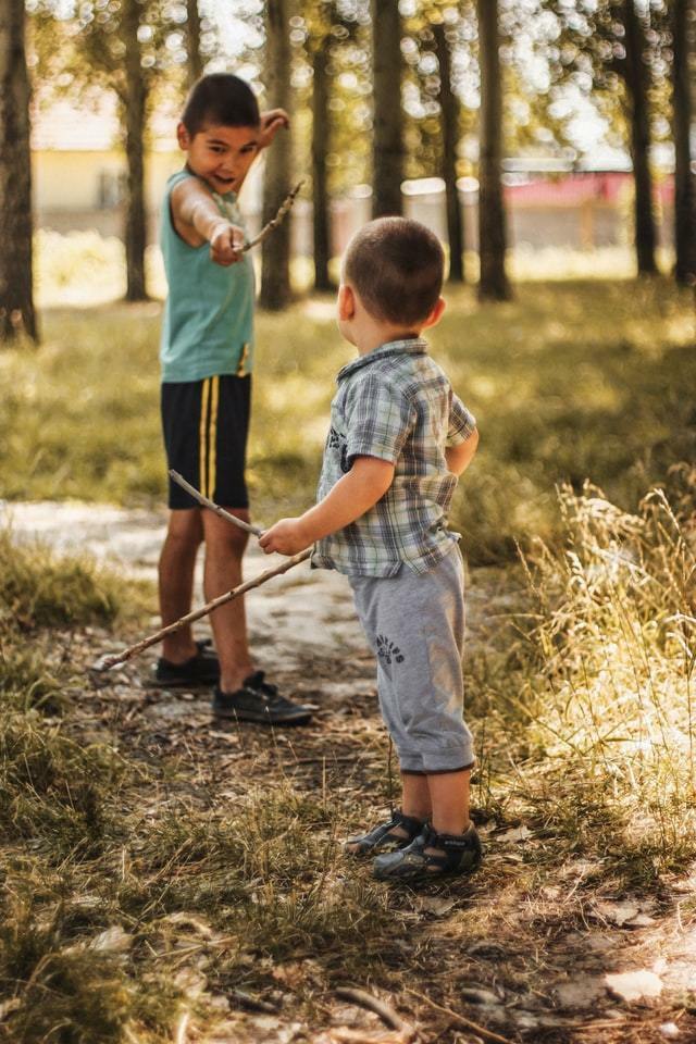 Как один мальчик играл с палкой. Как один мальчик играл с палкой