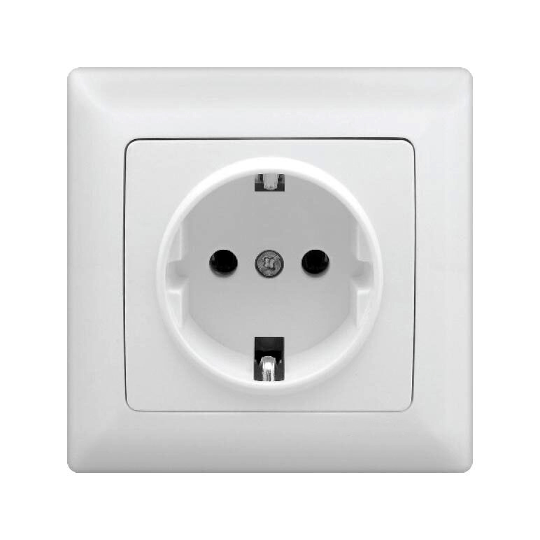 Розетка одинарная IP44