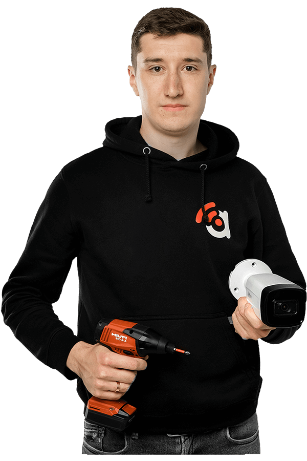 установка видеонаблюдения