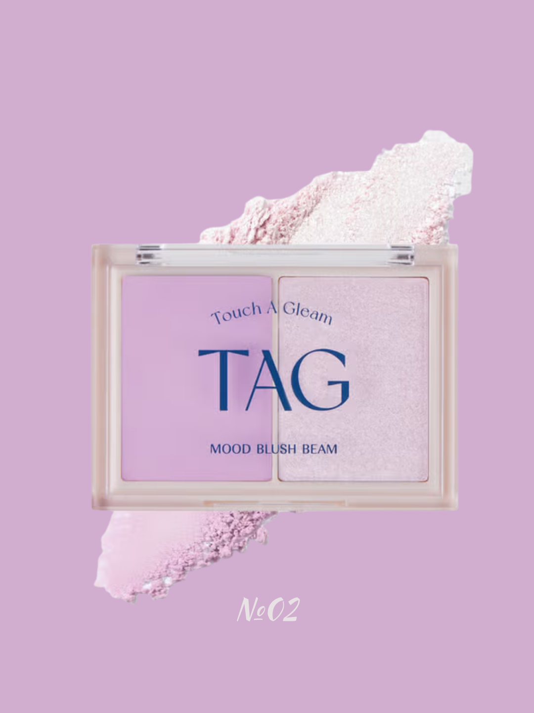 Сияющие румяна-хайлайтер TAG Mood Blush Beam: деликатный блеск и свежий вид кожи — лучшая корейская косметика.