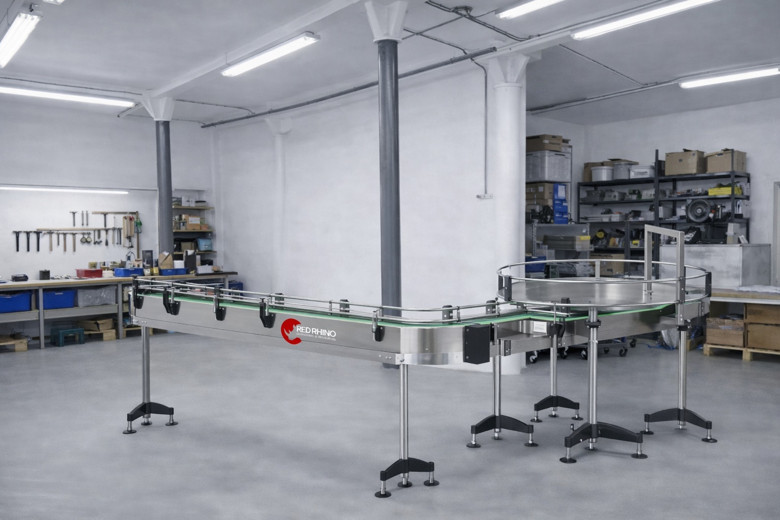 Bottle storage table