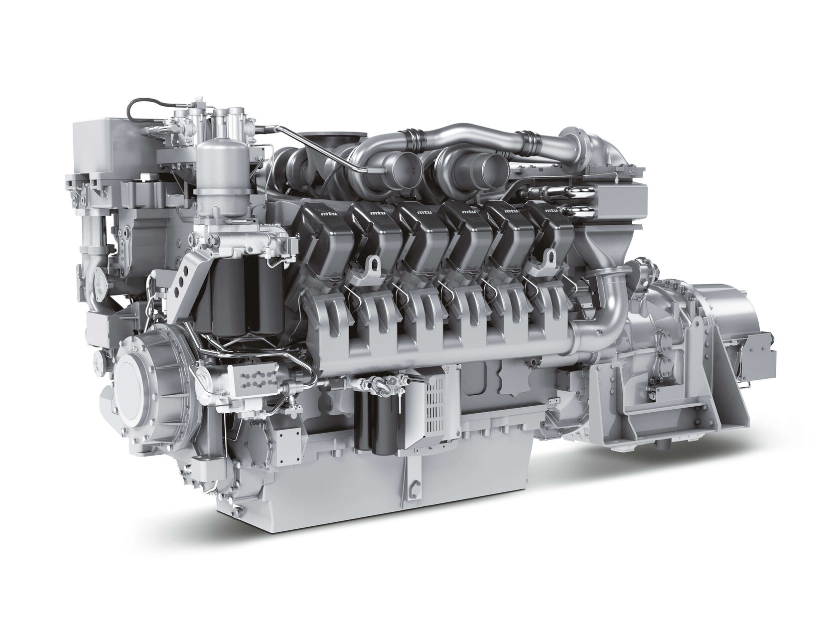MTU Series 4000 high-speed marine diesel engine — MTU 4000 spare parts sourced by IWH from Turkey