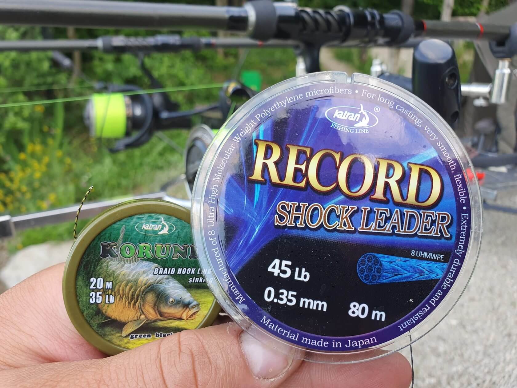 Katran Record Braided shock leader 80M