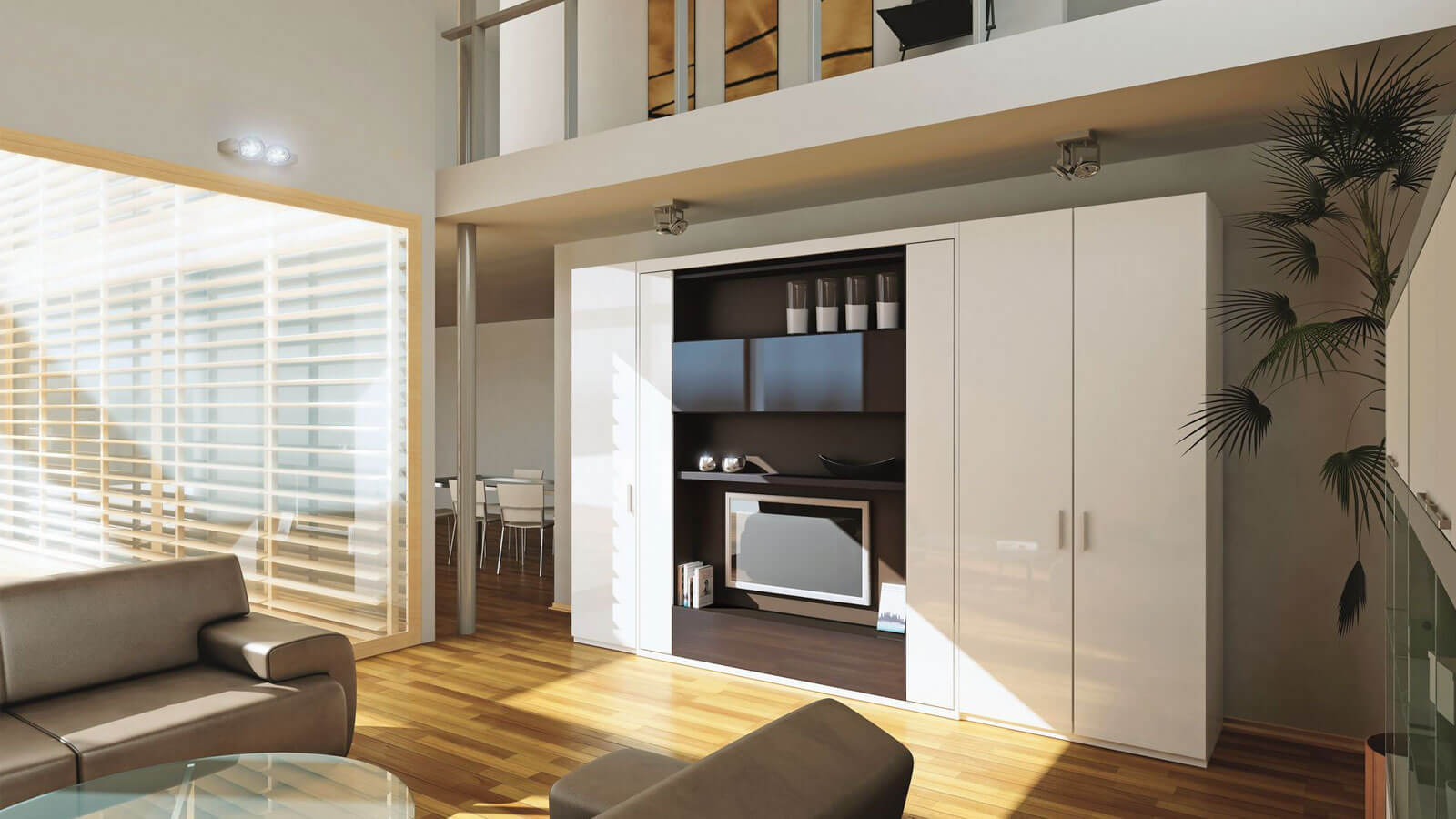 Откидная кровать горизонтальная