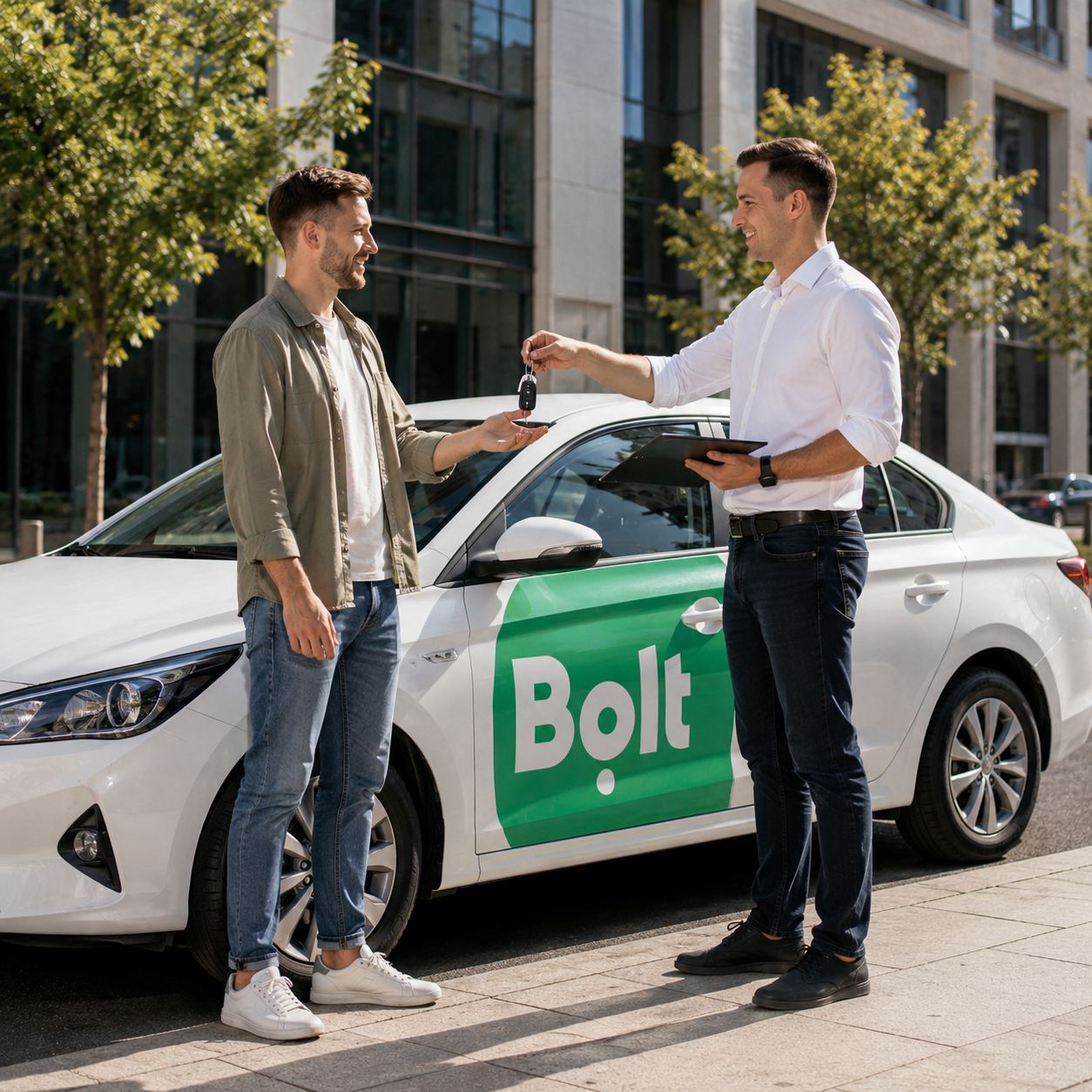 Передача авто водію для роботи в таксі G CAR
