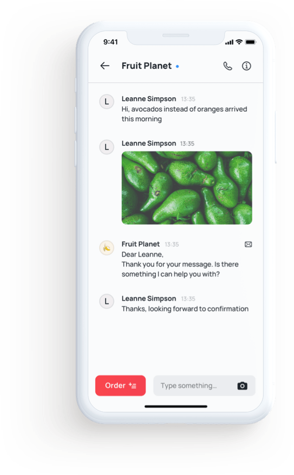 Chat iOS app design