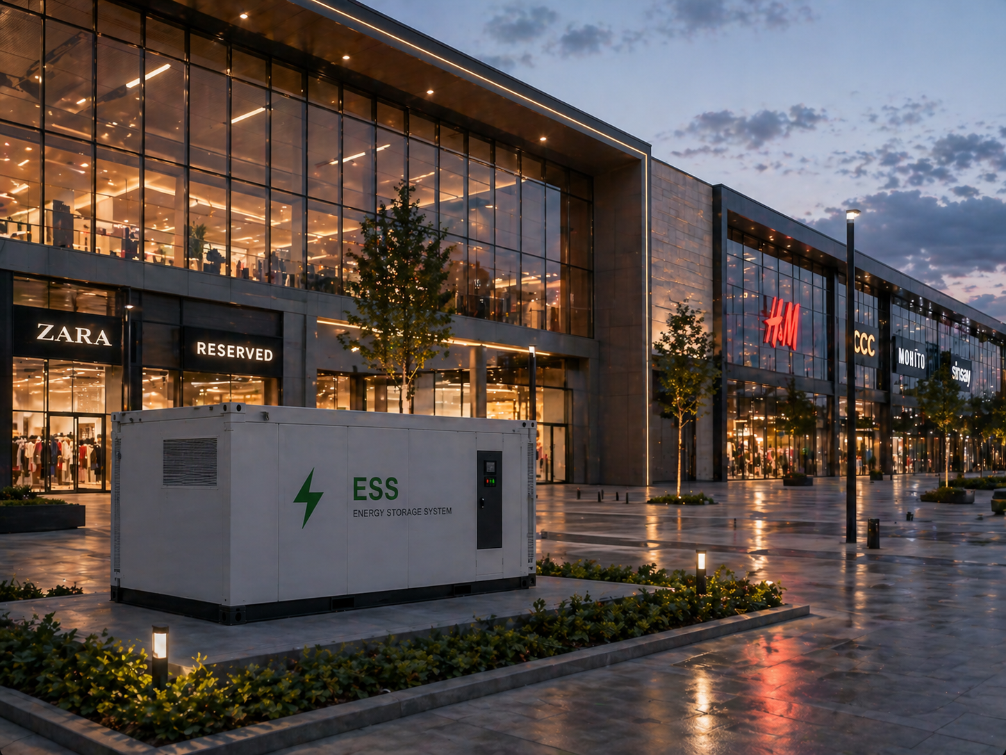 ESS рішення для торгових центрів